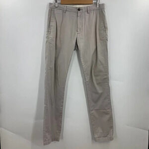 Club Monaco Men's Connor Slim-Fit Cotton-Twill Flat Front Chinos Size 30x32‎